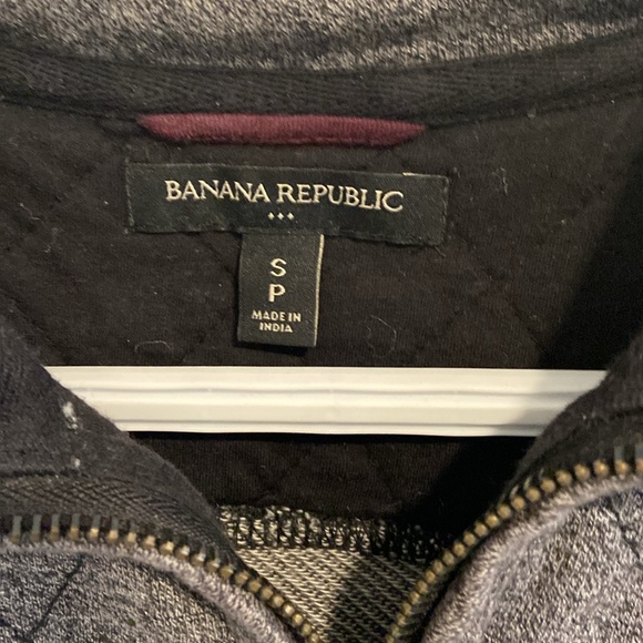 Gray Banana Republic half zip pullover - Picture 2 of 3
